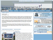 Tablet Screenshot of hyanniscapecod.com